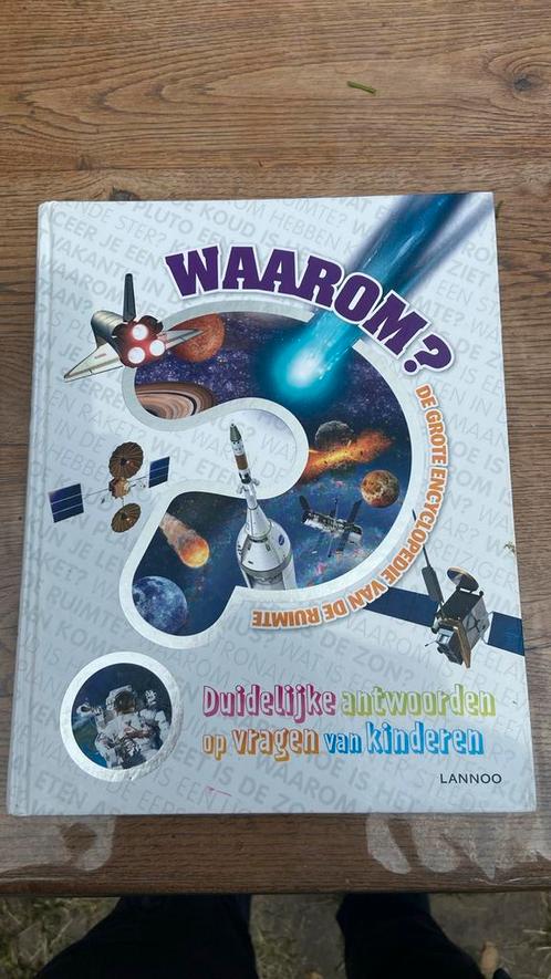 Sarah Cruddas - Waarom? De grote encyclopedie van de ruimte, Boeken, Kinderboeken | Jeugd | onder 10 jaar, Zo goed als nieuw, Ophalen of Verzenden