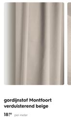 Verduisterende Hema gordijnen " Montfoort" beige., Huis en Inrichting, Stoffering | Gordijnen en Lamellen, Ophalen of Verzenden