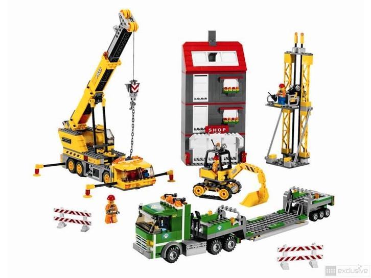 LEGO 7633 Construction Site CITY Met doos, Kinderen en Baby's, Speelgoed | Duplo en Lego, Gebruikt, Lego, Complete set, Ophalen of Verzenden