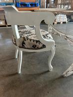 Brocante antieke stoel met kelim bekleed, Ophalen