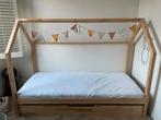 PETIT PUK bedhuisje 90x200, Kinderen en Baby's, Kinderkamer | Bedden, Ophalen, 85 tot 100 cm, Gebruikt, Lattenbodem