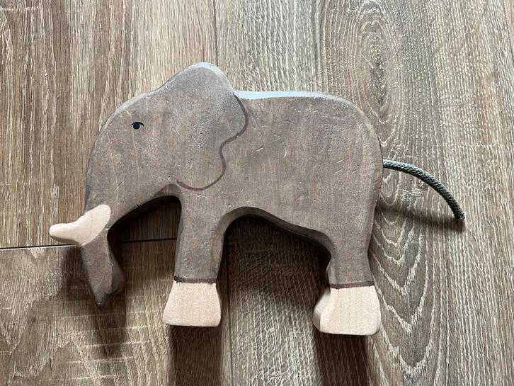 Holztiger Grote Olifant - Houten Speelgoed, Kinderen en Baby's, Speelgoed | Houten speelgoed, Gebruikt, Overige typen, Ophalen of Verzenden