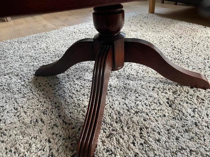 Eiken salontafel,uniek,ovaal, Huis en Inrichting, Tafels | Salontafels, Zo goed als nieuw, Minder dan 50 cm, 50 tot 100 cm, 100 tot 150 cm