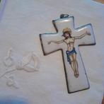 Wolterman emaille kruis., Ophalen of Verzenden, Gebruikt, Overige typen, Christendom | Katholiek