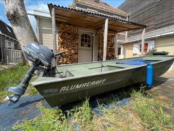 Alumacraft 1236 incl 4pk motor en accessoires beschikbaar voor biedingen