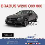 W205 C63 S BRABUS 600 PAKKET CARBON BUMPERS + INTERIEUR + VE, Gebruikt, Ophalen of Verzenden, Bumper, Mercedes-Benz