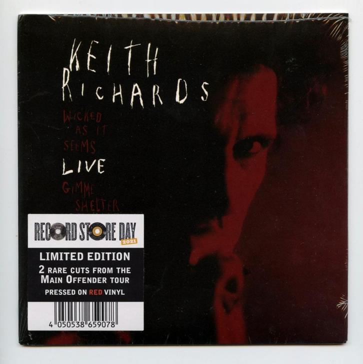Keith Richards (Rolling Stones) - Live (Rood vinyl), Cd's en Dvd's, Vinyl | Rock, Nieuw in verpakking, Overige formaten, Ophalen of Verzenden