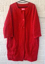 Kyra & Ko rode jurk met structuurstof – chic & uniek xl, Kleding | Dames, Jurken, Maat 46/48 (XL) of groter, Ophalen of Verzenden