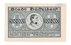 Duitsland 100.000 Mark 1923 Düsseldorf, Ophalen of Verzenden, Duitsland, Los biljet