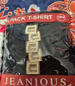 T-shirt wit en zwart mt 110 en 116 in pak van 5 stuks voor, Ophalen of Verzenden, Nieuw, Shirt of Longsleeve