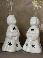 Twee Vintage Koorknaapjes, Kaarsenhouders, Ophalen of Verzenden, Gebruikt