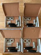 4 complete setjes antieke jaren 30 deurklinken/deurbeslag, Doe-het-zelf en Verbouw, Hang- en Sluitwerk, Ophalen of Verzenden, Zo goed als nieuw