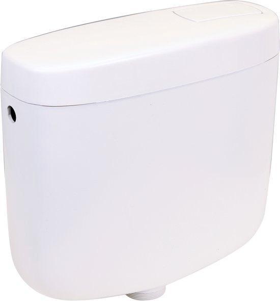 Plieger Rhein Laaghangend Reservoir - Single Flush Stortbak, Huis en Inrichting, Badkamer | Badtextiel en Accessoires, Nieuw, Wit