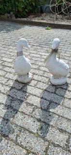 Stenen Ganzen Tuinbeeld Set, Tuin en Terras, Tuinbeelden, Ophalen of Verzenden, Gebruikt, Steen, Dierenbeeld