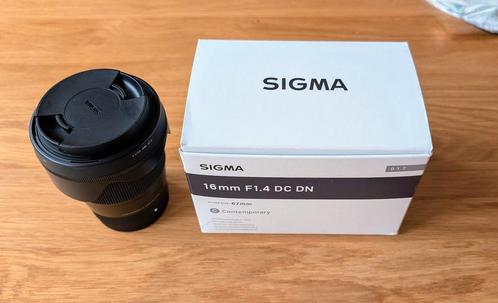 Sigma 16mm / f 1.4 DC DN E Mount (Sony), Audio, Tv en Foto, Fotografie | Lenzen en Objectieven, Zo goed als nieuw, Groothoeklens