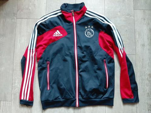 Ajax trainings jas van Adidas mt 164, Kinderen en Baby's, Kinderkleding | Maat 164, Zo goed als nieuw, Jongen, Sport- of Zwemkleding
