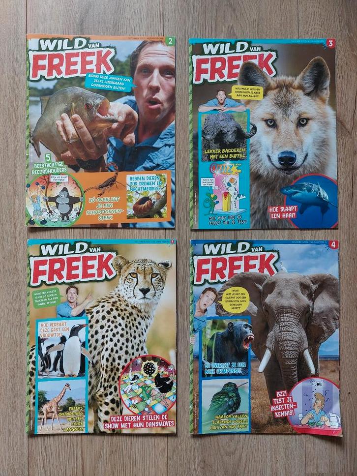 Wild van Freek - 4 losse nummers 2022, Boeken, Tijdschriften en Kranten, Ophalen of Verzenden