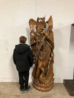 2 meter hoog zeer uniek stuk fijn gesneden houtsnijwerk, Antiek en Kunst, Ophalen