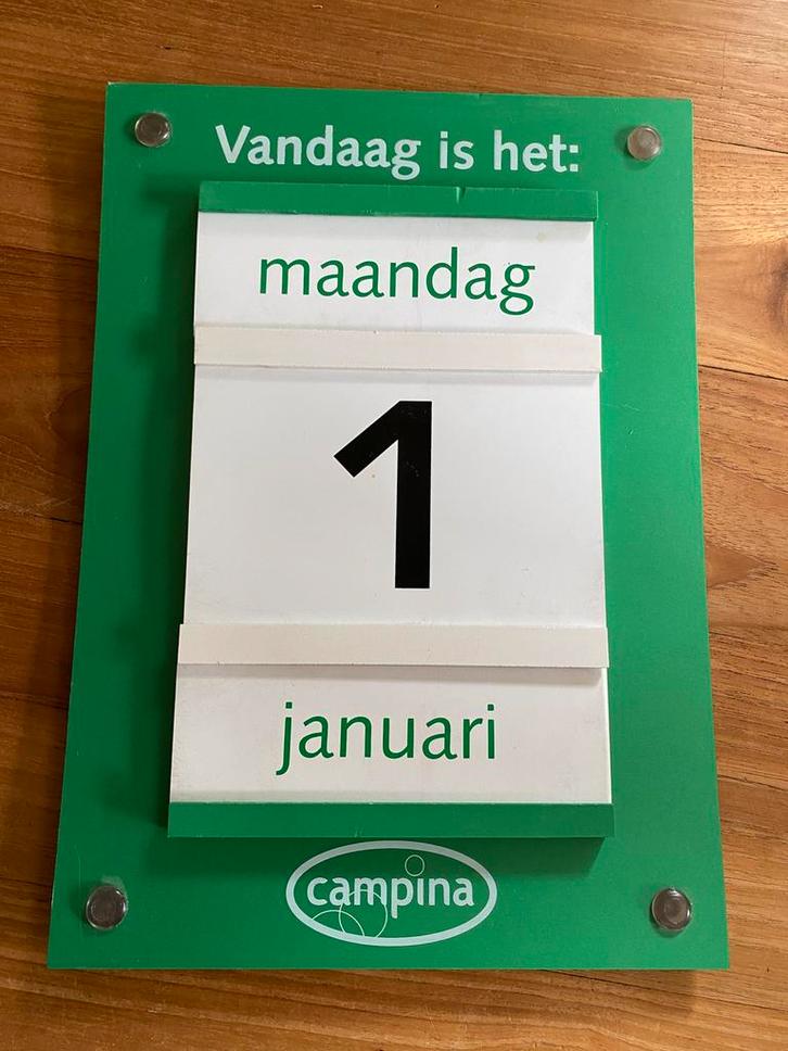 Campina : kalender, Verzamelen, Merken en Reclamevoorwerpen, Gebruikt, Gebruiksvoorwerp, Ophalen of Verzenden