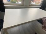Bureau blad met stalen frame, Huis en Inrichting, Bureaus, Ophalen, In hoogte verstelbaar, Gebruikt