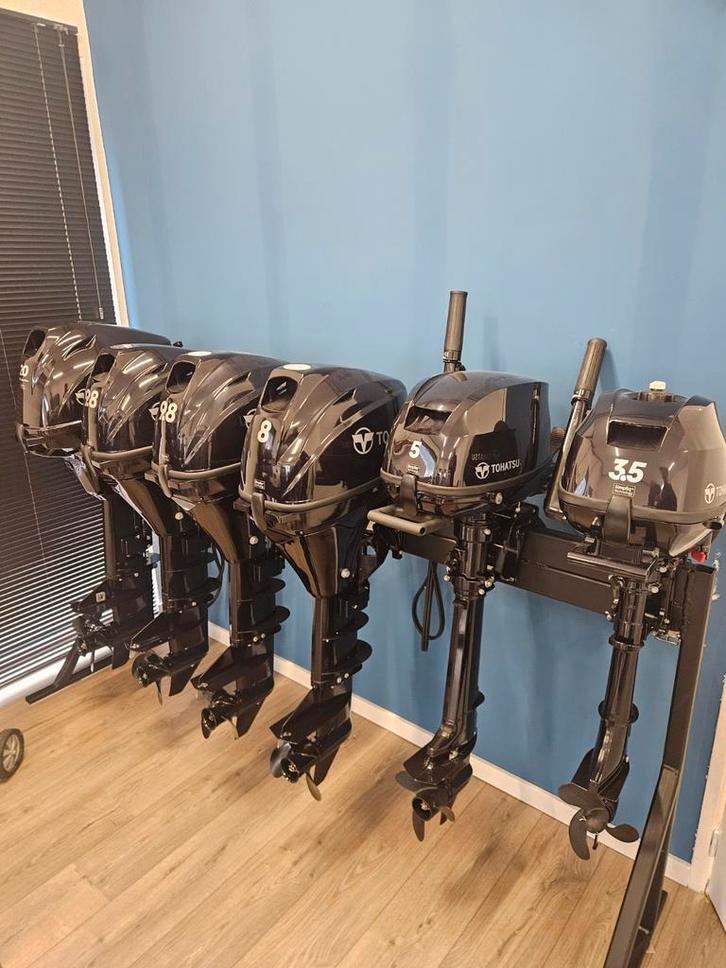 Tohatsu buitenboordmotoren 3.5, 5, 6, 8, 9.8 en 20 pk, Watersport en Boten, Buiten- en Binnenboordmotoren, Benzine, Buitenboordmotor