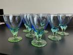 Bormioli Rocco Bahia glazen blauw/groen, Ophalen of Verzenden