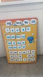 Veilig leren lezen letterbord met magneetletters, Ophalen of Verzenden, Gebruikt