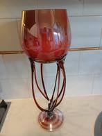 Vintage Octopus Footed Jellyfish Art Glas Bowl Vaas. 48cm, Antiek en Kunst, Antiek | Glas en Kristal, Ophalen of Verzenden