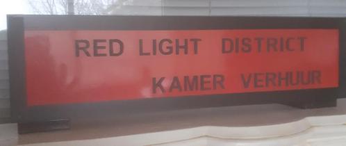 Lichtbak red light district., Verzamelen, Merken en Reclamevoorwerpen, Ophalen of Verzenden