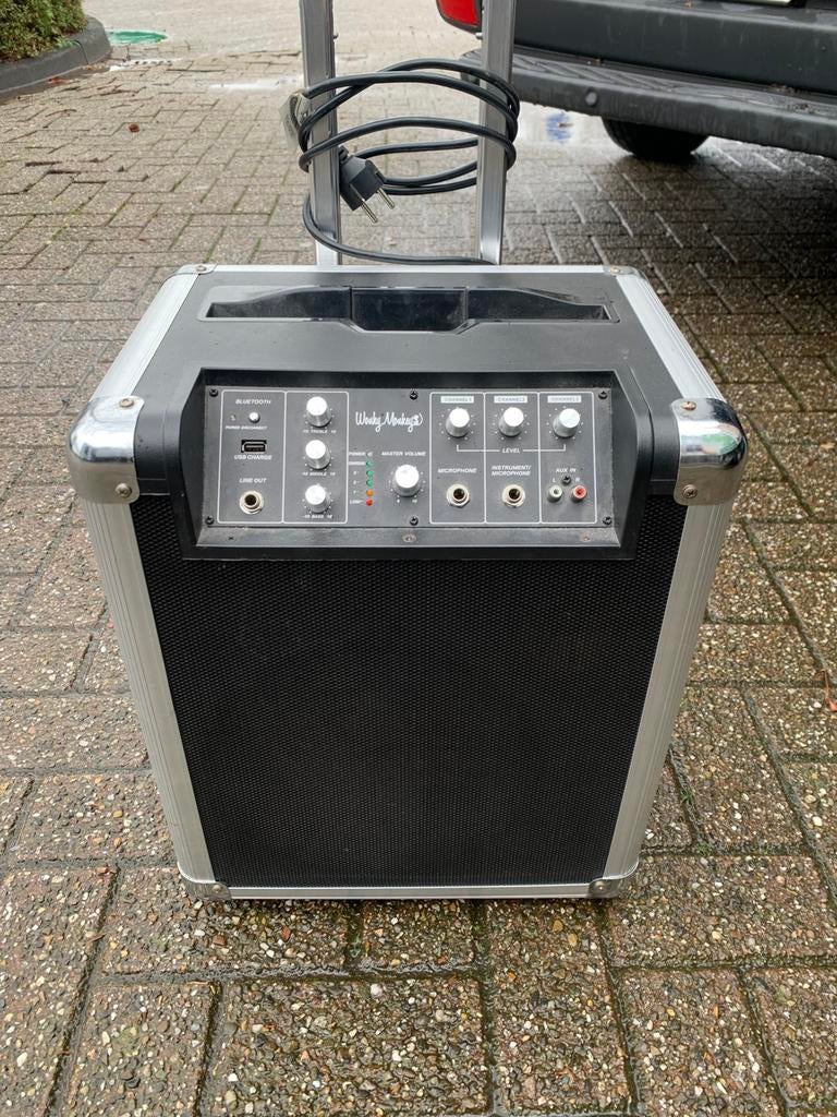 Wonky Monkey Party Speaker 60W Wireless Bluetooth Speaker, Ophalen of Verzenden, Zo goed als nieuw, Overige merken