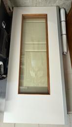 Dubbele deur met glas 90x211,5cm, Ophalen, Gebruikt, 80 tot 100 cm, Binnendeur