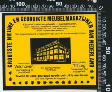 Sticker: De Echo Meubelmagazijnen - Veldhoven - Tilburg