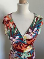 King Louie maat M wijnrode lange bloemen jurk, Kleding | Dames, Jurken, Maat 38/40 (M), Ophalen of Verzenden, Zo goed als nieuw