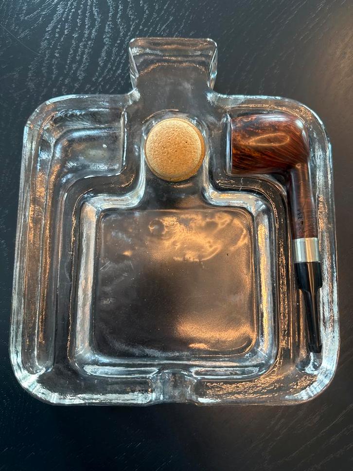 Glazen Pijpen Asbak, Antiek en Kunst, Antiek | Glas en Kristal, Ophalen of Verzenden