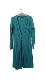 Gehaakt vest 100% katoen Dragonflygreen maat L, Kleding | Dames, Truien en Vesten, Blauw, Maat 42/44 (L), Ophalen of Verzenden