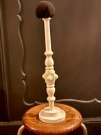 Franse brocante hoedenstandaard / pruikenhouder – 50 cm, Ophalen of Verzenden