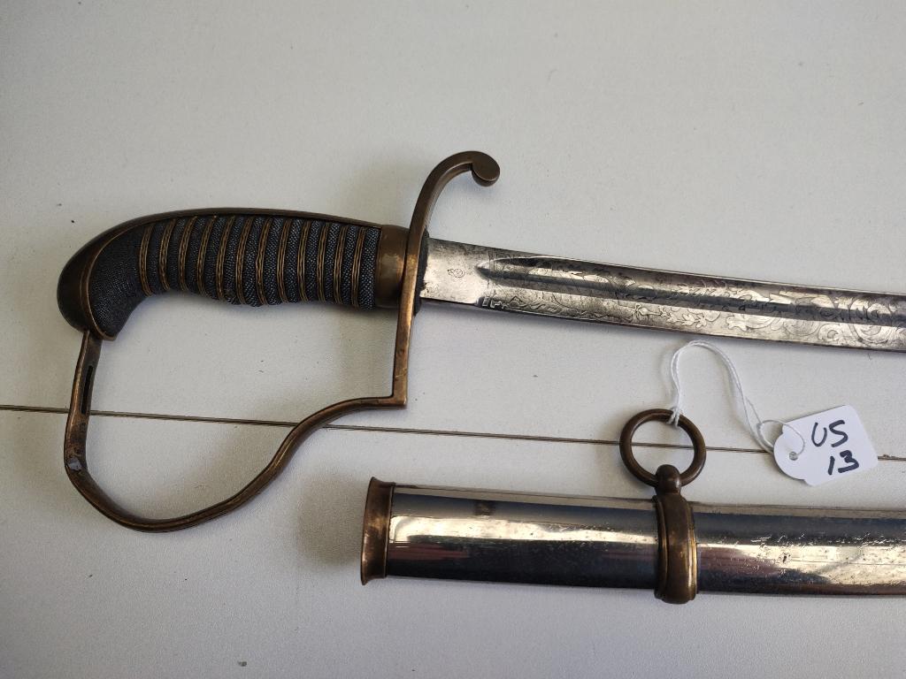 US sabel # 13 US Indian wars M1872 Mounted Artillery officer, Verzenden, Landmacht, Amerika, Zwaard of Sabel