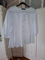 Witte blouse met striksluiting Pescara mt XL, Ophalen of Verzenden, Nieuw, Maat 46/48 (XL) of groter, Wit