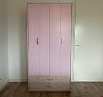 Lifetime kast roze whitewash, Ophalen, Gebruikt, 100 tot 150 cm, 200 cm of meer