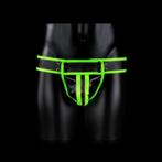 Glow in the dark jockstrap of string, Kleding | Heren, Overige typen, ., Zwart, Ophalen of Verzenden