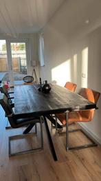 Mangohouten eettafel, Huis en Inrichting, Tafels | Eettafels, Ophalen, 50 tot 100 cm, Zo goed als nieuw, Vijf personen of meer