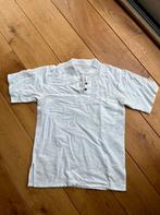 Te koop sportief overhemd met korte mouwen., Kleding | Heren, Overhemden, Ophalen of Verzenden, Zo goed als nieuw, Wit, Halswijdte 38 (S) of kleiner