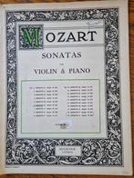 Mozart Sonates voor Viool en Piano, Muziek en Instrumenten, Bladmuziek, Gebruikt, Klassiek, Ophalen of Verzenden, Piano