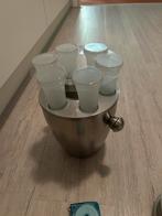 Wijn koeler met 6 glaasjes, Ophalen, Zo goed als nieuw, Overige typen