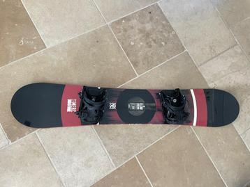 Snowboard Flow Merc Ez Rock Optic 156 incl bindingen beschikbaar voor biedingen