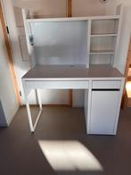 Ikea Bureau Micke Compleet Wit, Huis en Inrichting, Bureaus, Ophalen, Gebruikt, Bureau