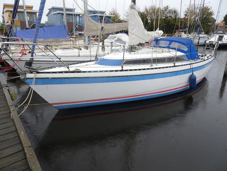 Fraai Friendship 28, compleet en goed!, Watersport en Boten, Kajuitzeilboten en Zeiljachten, Gebruikt, Tourjacht of Cruiser, Polyester