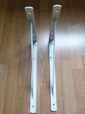 Witte Plankdragers 250x400mm - Set van 2 beschikbaar voor biedingen