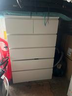 IKEA kast MALM 6 laden wit GRATIS, Huis en Inrichting, Kasten | Ladekasten, Ophalen, Gebruikt, 5 laden of meer, 50 tot 100 cm