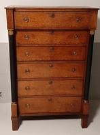 Prachtige eiken chiffoniere ladenkast, Hollandse Empire, Ophalen